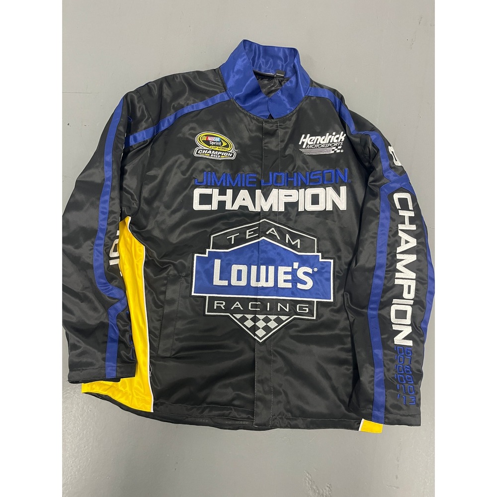 Chase Authentics Jimmie Johnson 2013 NASCAR Champion Jacket Mens Large Lowe's 48
